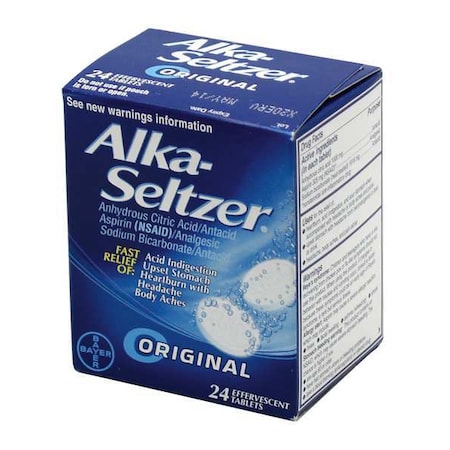 Alka-Seltzer Antacid, Tablet, PK24 04011