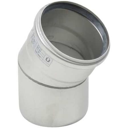 Blucher Closet Bend, 30 deg Bend, 3x3-5/8 In, 316SS B3-30-316