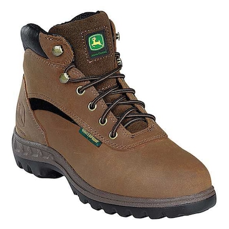 John Deere Women's Hiking Boots, 10 Medium, Steel Toe, 5 in H, Tan JD3624 10M