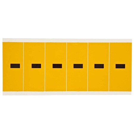 Brady PunctuationLabel, Vinyl, 3-1/2inH, 1-1/2inW 1550-DSH