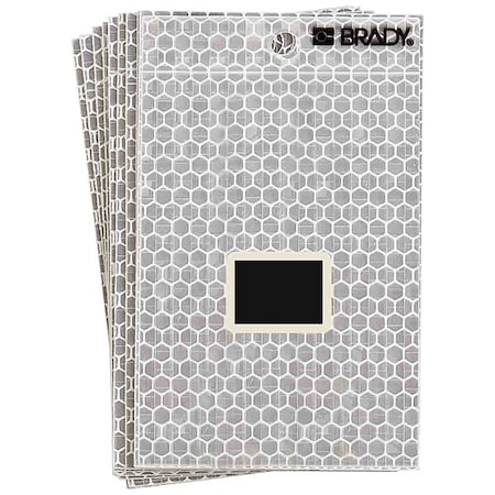 Brady PunctuationLabel, 3-1/2inH, 2-1/2inW, PK10 3010-DSH