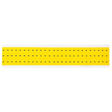Brady PunctuationLabel, Vinyl, 1/2inH, 3/8inW 3410-DSH