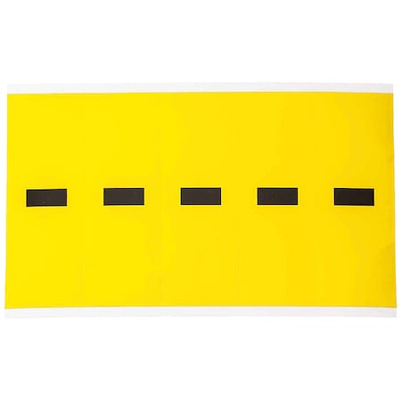 Brady PunctuationLabel, Vinyl, 5inH, 1-3/4inW 3460-DSH