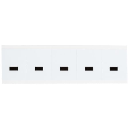 Brady PunctuationLabel, Vinyl, 2-1/4inH, 1-3/4inW 9714-DSH
