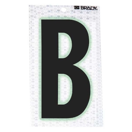 Brady LetterLabel, 2-3/8inH, 1-1/2inW, PK10 3000-B