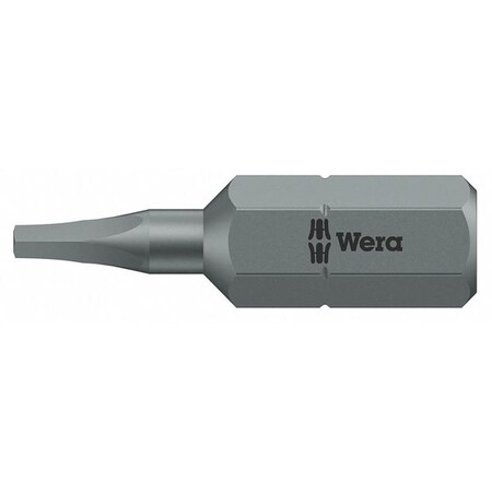 Wera Power Bit, 1/4", #00, Steel, PK10 05066395001