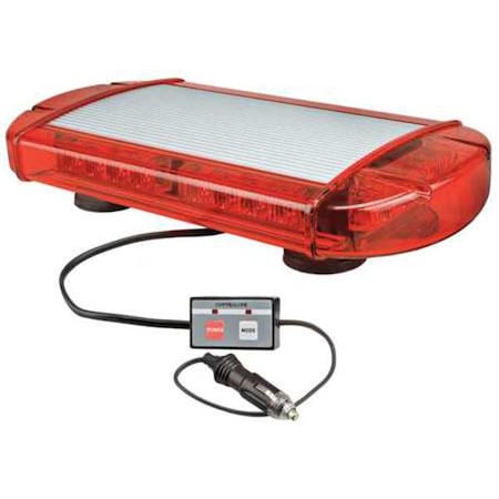 Wolo Mini Light Bar, 16-1/2" L, Red 3770M-R