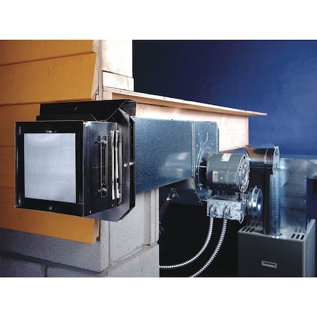 Tjernlund Products Power Venter, 115, Galvanized and Stainless Steel, 13 3/4 in W, 14 3/4 in H, 6 Inlet and Outlet Dia. SS1