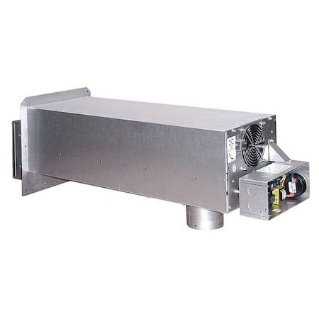 Tjernlund Products Power Venter, 115, Galvanized and Stainless Steel, 12 1/2 in W, 13 1/4 in H, 4 Inlet and Outlet Dia. SS2