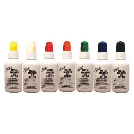 Nissen Industrial Marker, Medium Tip, Red Color Family, Ink 00423 | Zoro
