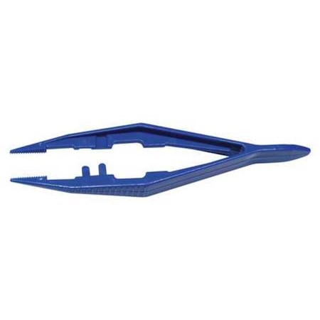 Medi-First Tweezer, Plastic, 4 1/2 in L, 1" W, Blue 77233