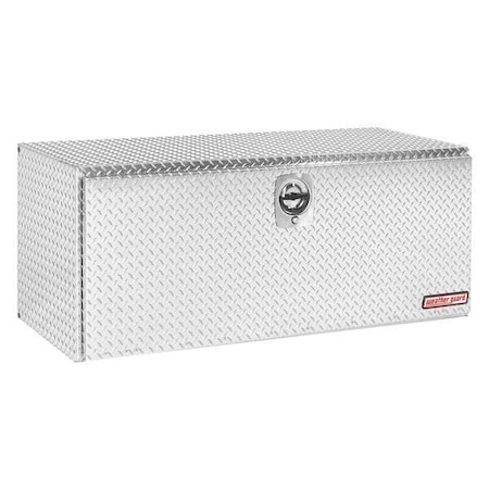 Weather Guard Truck Box, Underbody, Diamond Tread Aluminum, 60-1/8"W, Silver, 20.0 cu. ft. 662-0-02