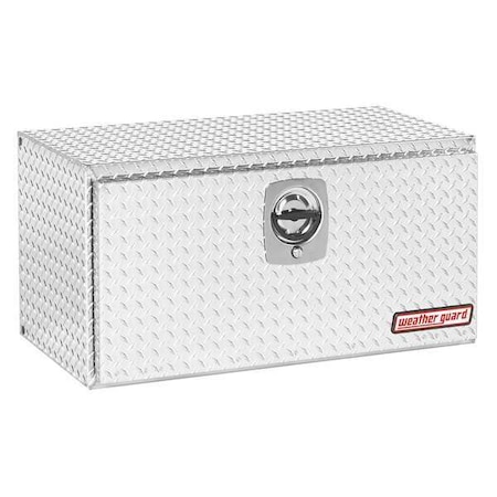Weather Guard Truck Box, Underbody, Diamond Tread Aluminum, 36-5/8"W, Silver, 6.5 cu. ft. 636-0-02