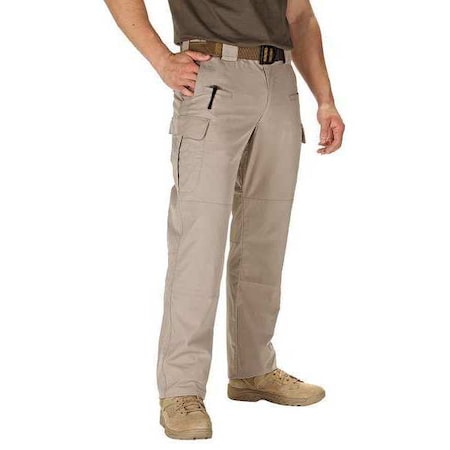 5.11 Men's Stryke Pant, M, Khaki, 65% Polyester/35% Cotton Flex-Tac Mechanical Stretch Ripstop 74369ABR-055-32-34