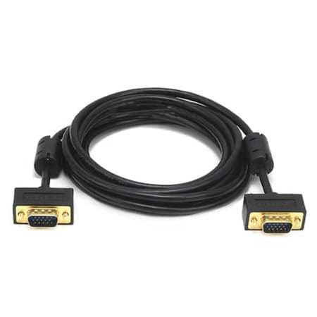 MONOPRICE A/V Cable, Ultra Slim SVGA M/M, 10Ft 6361