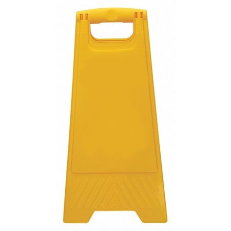 Brady Floor sign, 24-1/2" H, 12" W, Plastic, Rectangle, No Text, 104808 104808