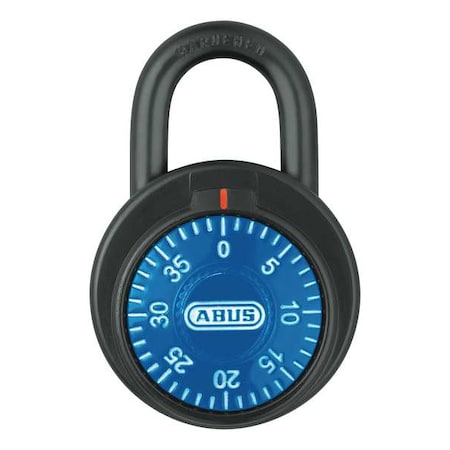Abus Combination Padlock, Front, Blue 78/50 KC Blue