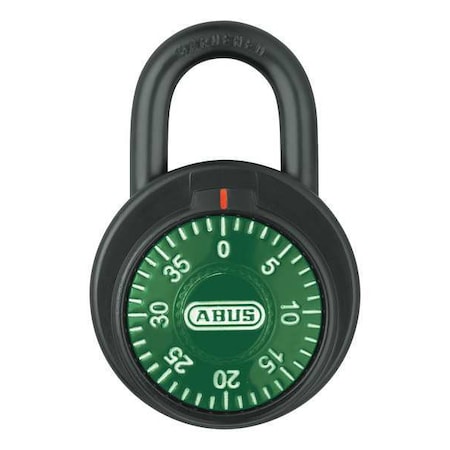 Abus Combination Padlock, Front, Green 78/50 KC Green