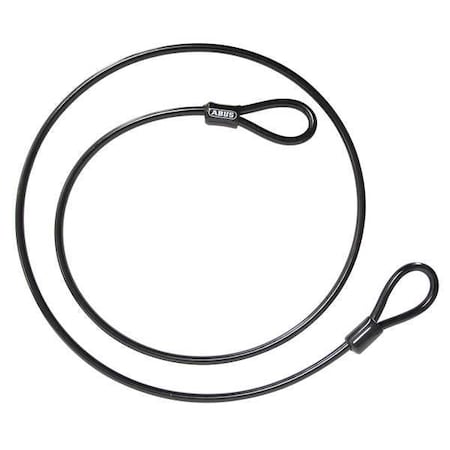 Abus Non-Coiled Security Cable, 3/8 In. 10/1000 NON-COILED CABLE