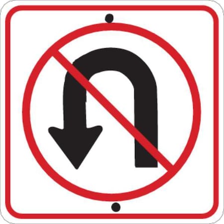 Brady Traffic Sign, 24 in Height, 24 in Width, Fiberglass, Square, No Text 75066