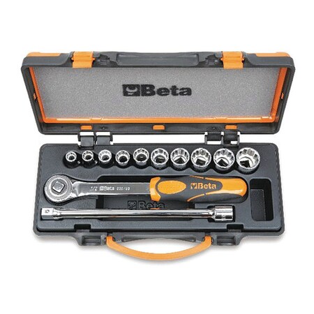 Beta Bi-Hex Socket Set, 12 pcs. 009200919