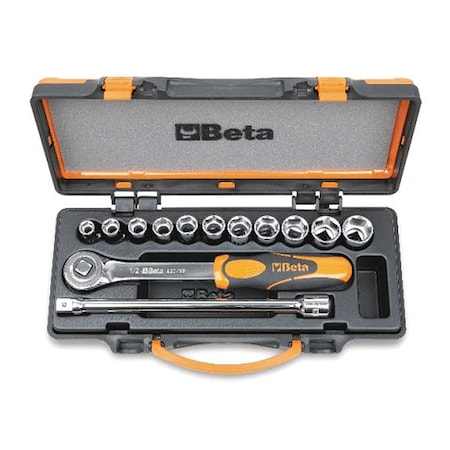 Beta Socket and Accessories Set, 13 pcs. 009200921