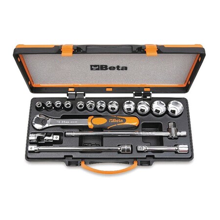 Beta Socket and Accessories Set, 17 pcs. 009200931