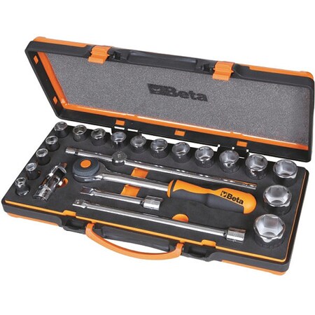 Beta Socket and Accessories Set, 21 pcs. 009200939