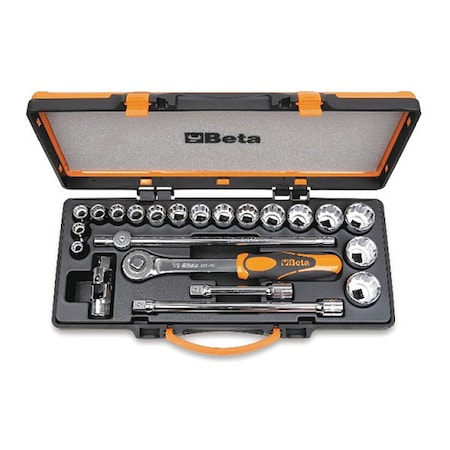 Beta Socket and Accessories Set, 21 pcs. 009200942