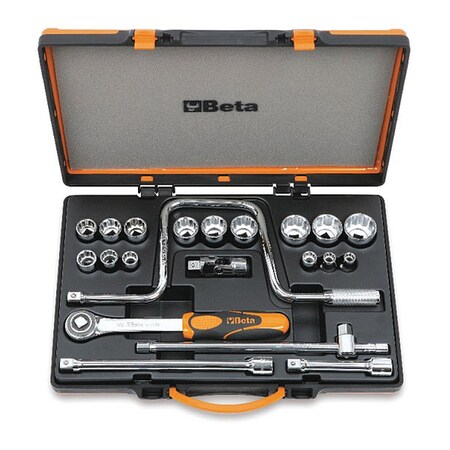 Beta Socket and Accessories Set, 21 pcs. 009200947