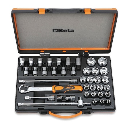Beta Socket and Accessories Set, 39 pcs. 009200985