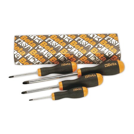 Beta Screwdriver Set, 4 pcs. #0, #1, #2, #3 60mm, 120mm, 150mm, 150mm 012020204