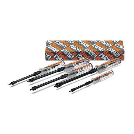 Beta Screwdriver Set, 1252/S5, 5 pcs. #1, #2; 0.5x3mm, 0.6x4mm, 0.7x5mm 012520001