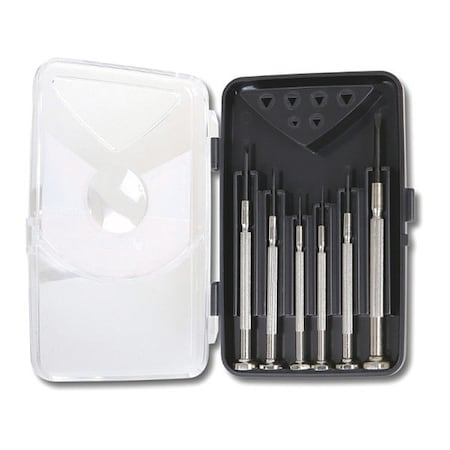 Beta Screwdriver Set, 1229LP/A6, 6 pcs. 1.2mm, 1.4mm, 1.8mm, 2mm, 2.4mm, 3mm 012290300
