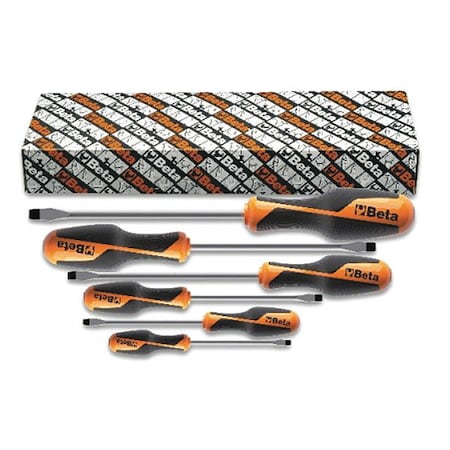 Beta Screwdriver Set, 1260/S6, 6 pcs. Round 012600306