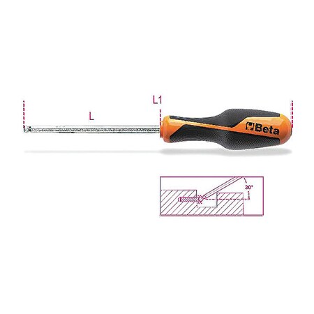 Beta Ball Head Hex Driver, 5mm 5mm Round 012660050