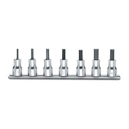 Beta 3/8" Female Square Drive Socket Set, 7 pcs 009100503