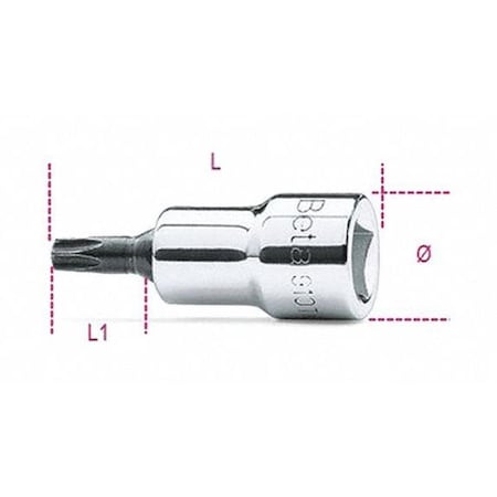 Beta 3/8" Drive, T20 SAE Socket 009100520