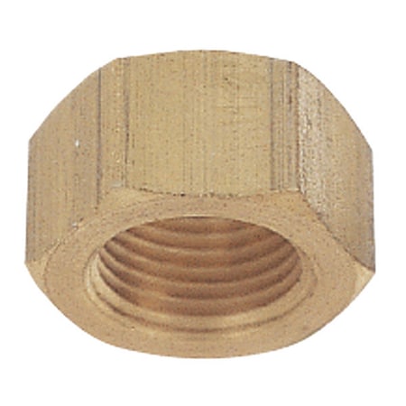 Haltec Brass Hex Nut, TV-500 Series, .406-26, PK25 10071-25