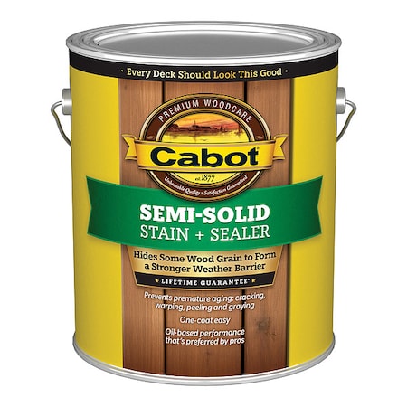 Cabot Semi-Solid Stain + Sealer, Redwood 140.0001480.007