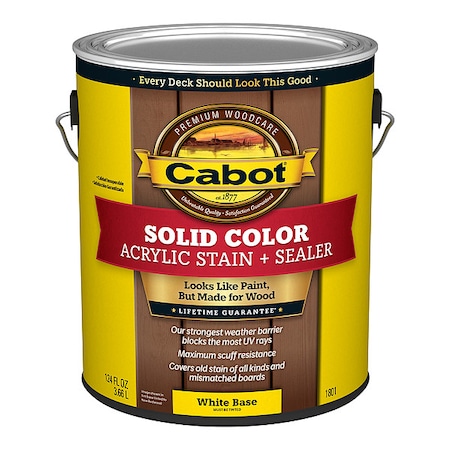 Cabot Solid Color Acrylic Stain + Sealer 140.0001801.007