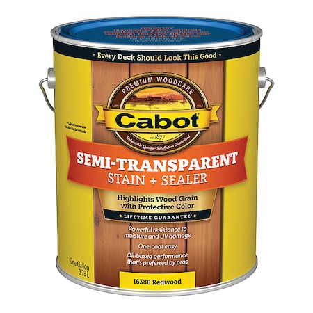 Cabot Semi-Transparent Stain + Sealer Low VOC 140.0016380.007