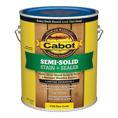 Cabot Semi-Solid Stain + Sealer Low VOC 140.0017416.007