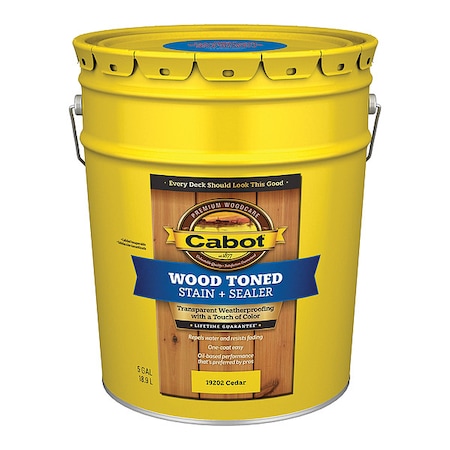 Cabot Wood Toned Stain + Sealer Low VOC 140.0019202.008
