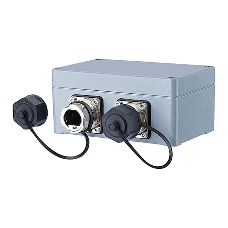 Metz Connect Data Connector Outlet, Gray, 2.244" H 1401010620ME