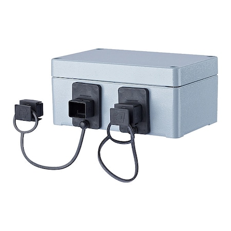 Metz Connect Data Connector Outlet, Gray, 2.244" H 1401040620ME