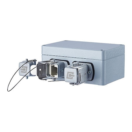 Metz Connect Data Connector Outlet, Gray, 2.244" H 1401060320ME