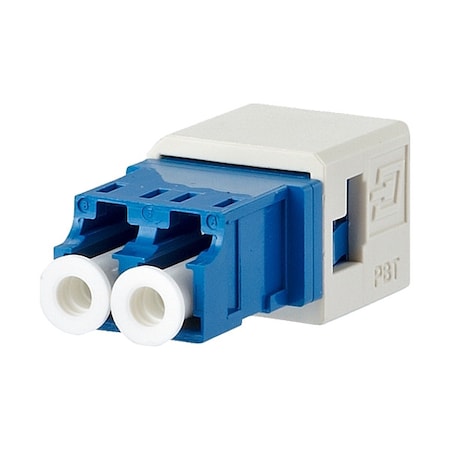 Metz Connect Fiber Optic Adapter"sert, Blue, 0.52" H 1402L00820MI