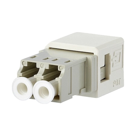 Metz Connect Fiber Optic Adapter"sert, Beige, 0.52" H 1402300820MI