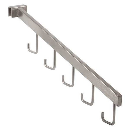 Econoco Rectangular Waterfall, Horizontal Mount, 5 Hk, 24PK BQRH5HSN